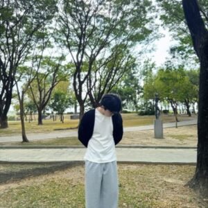 慵懶系 OOTD 首選 ☕️ 自帶鬆弛感的兩穿棉褲 - 麻灰