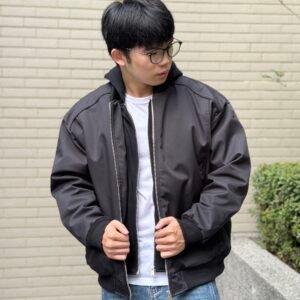 No Need to Talk假兩件連帽外套