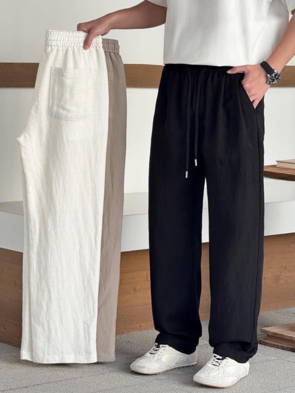 【Urban Breath】盛夏涼感・城市呼吸亞麻長褲