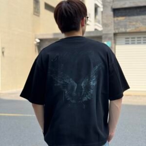 【Sunday Wings】復古天使翼落肩短T